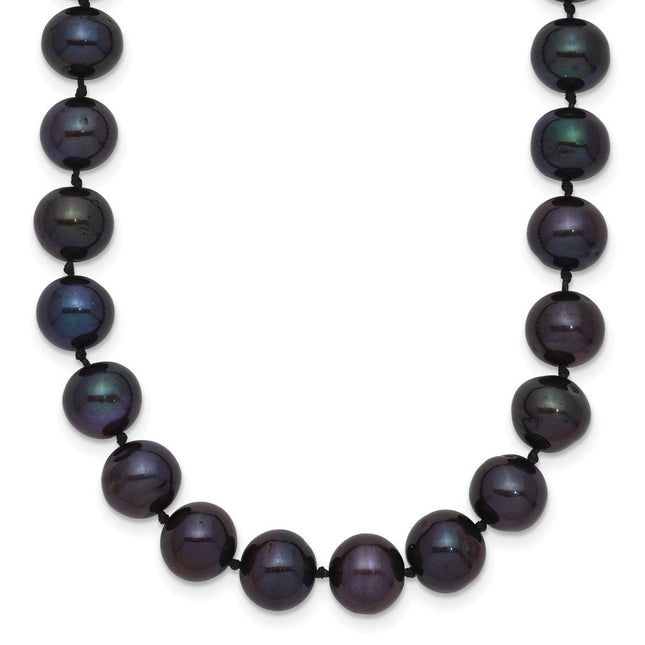14k 7- Black Near-Round Freshwater Cultured Pearl Bracelet