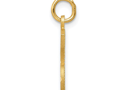 14K gold charm, alternate view