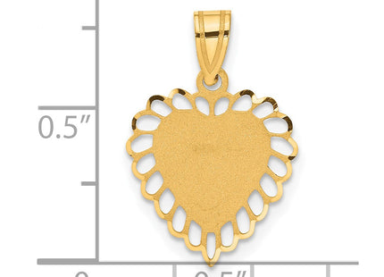 14k Yellow Gold Pendants Style C1010 - Classique Jewelry Inc.