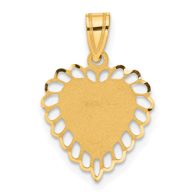14k Yellow Gold Pendants Style C1010 - Classique Jewelry Inc.