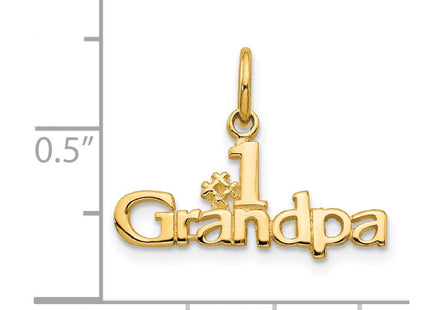 14K gold charm, further view