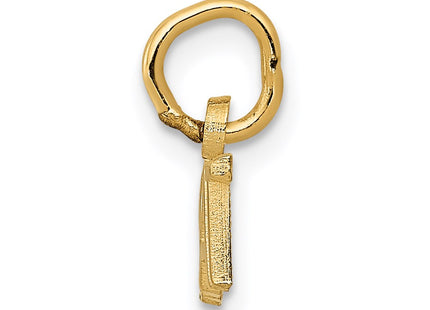 14K gold charm, alternate view
