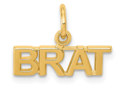 14K gold charm