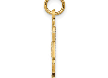 14K gold charm, alternate view