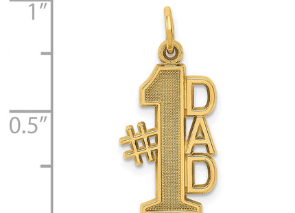 14K gold charm, further view