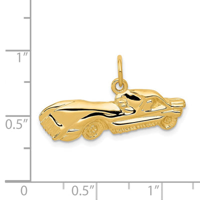 14K Sports Car Charm