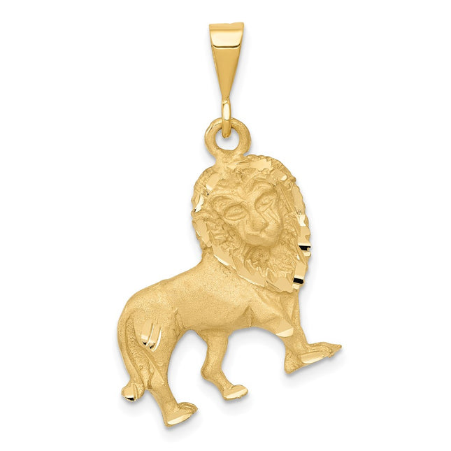14k Lion Charm, 33 x 21mm
