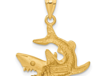 14K gold pendant, another view