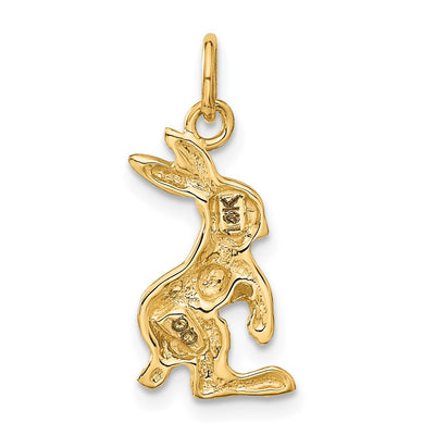 14K Jack Rabbit Charm