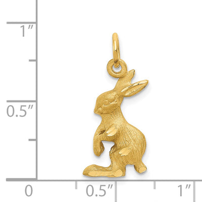 14K Jack Rabbit Charm