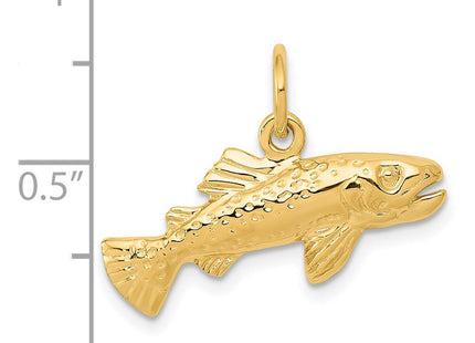 14k Fish Charm (Style C1192)