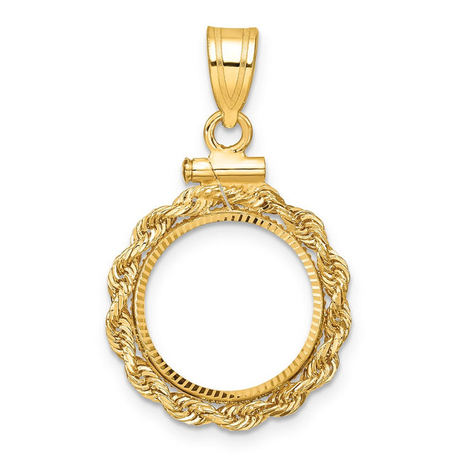 14K gold pendant