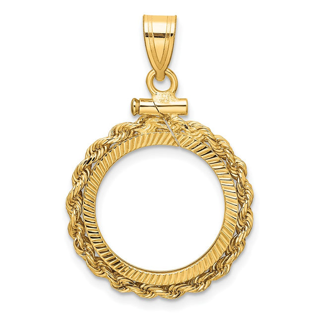 14K gold pendant