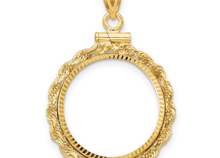 14k Yellow Gold Pendants Style C1215D - Classique Jewelry Inc.