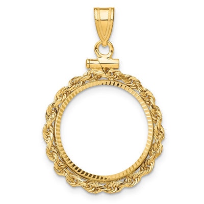 14K gold pendant