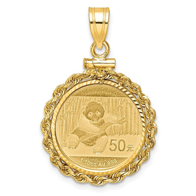 14K yellow gold pendant