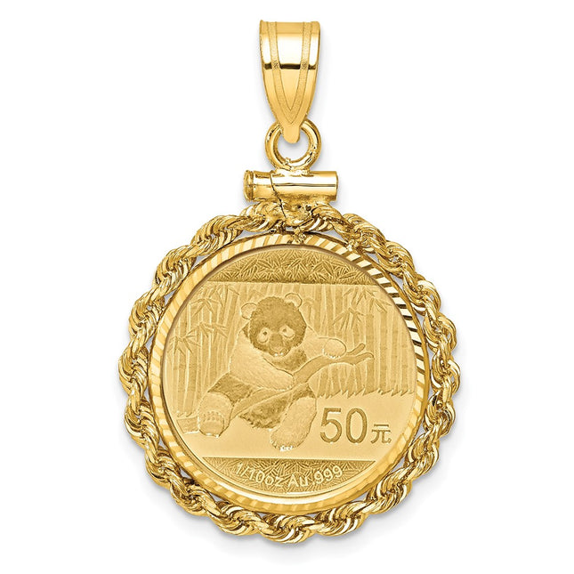 14k Yellow Gold Pendants Style C1215D - Classique Jewelry Inc.