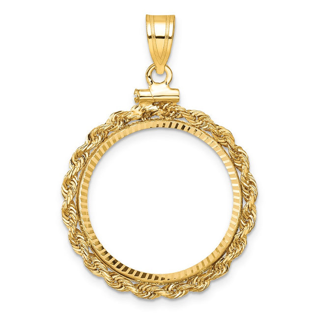 14K gold pendant