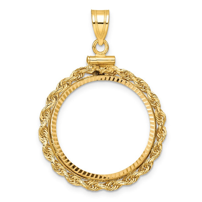 14K gold pendant