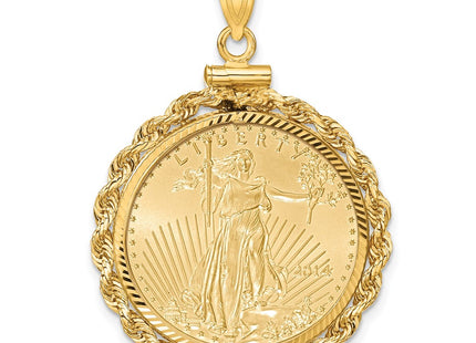 14k Yellow Gold Pendants Style C1215D - Classique Jewelry Inc.