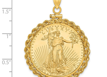 14k Yellow Gold Pendants Style C1215D - Classique Jewelry Inc.
