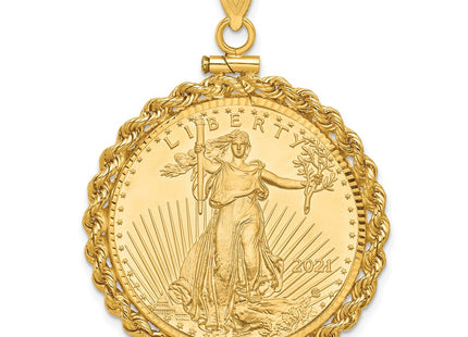 14k Yellow Gold Pendants Style C1215D - Classique Jewelry Inc.