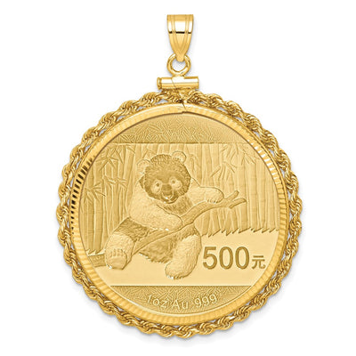 14K yellow gold pendant