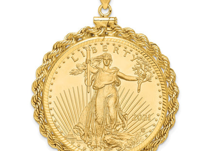 14k Yellow Gold Pendants Style C1215D - Classique Jewelry Inc.