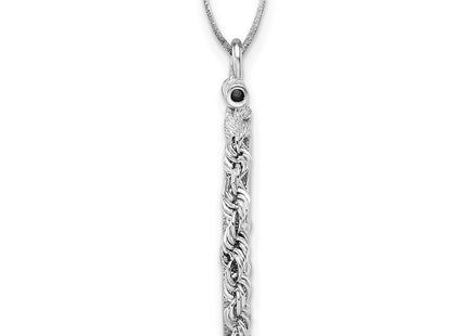 14k White Gold Pendants Style C1215W - Classique Jewelry Inc.