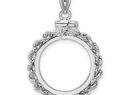 14k White Gold Pendants Style C1215W - Classique Jewelry Inc.