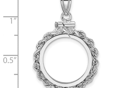 14k White Gold Pendants Style C1215W - Classique Jewelry Inc.