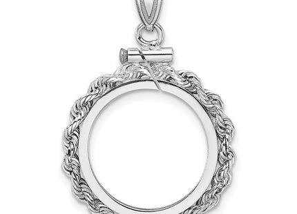14k White Gold Pendants Style C1215W - Classique Jewelry Inc.