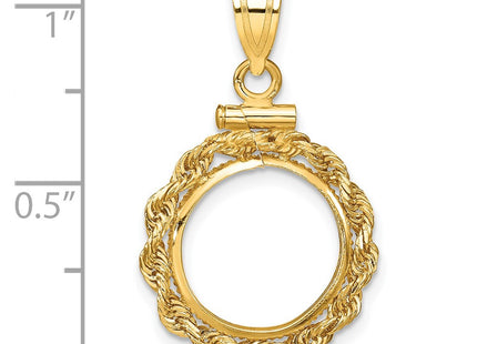 14K gold pendant, further view