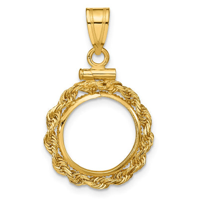14K gold pendant