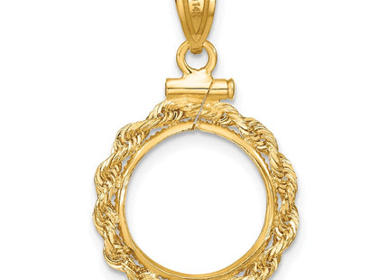 14K gold pendant, another view