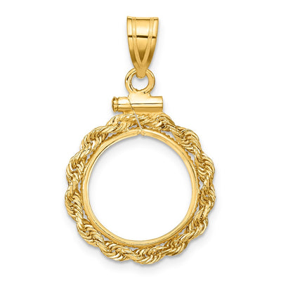 14K gold pendant