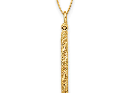 14k Yellow Gold Pendants Style C1215 - Classique Jewelry Inc.
