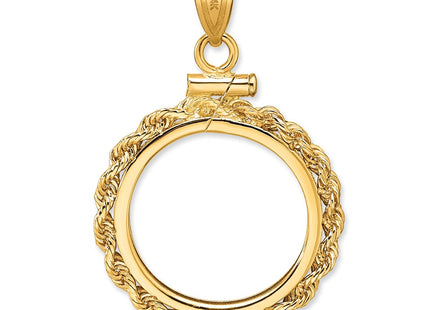 14k Yellow Gold Pendants Style C1215 - Classique Jewelry Inc.