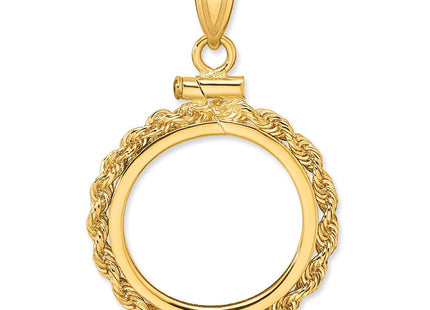 14k Yellow Gold Pendants Style C1215 - Classique Jewelry Inc.