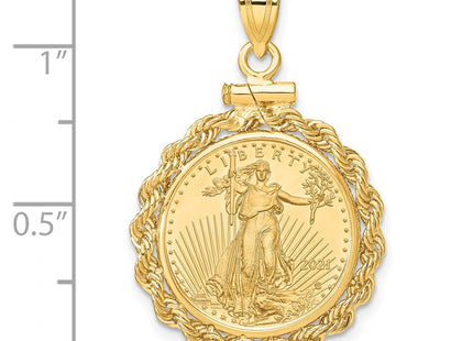 14k Yellow Gold Pendants Style C1215 - Classique Jewelry Inc.
