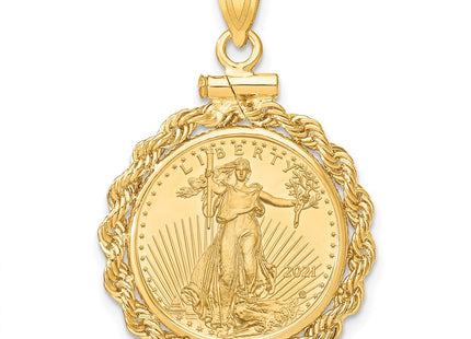 14k Yellow Gold Pendants Style C1215 - Classique Jewelry Inc.