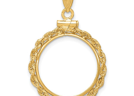 14K gold pendant, another view