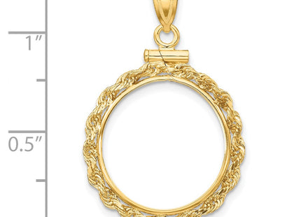 14K gold pendant, further view