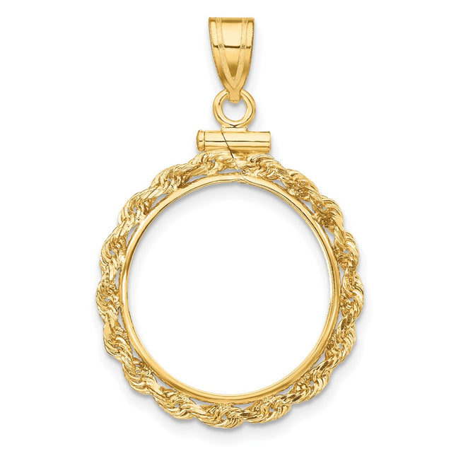 14K gold pendant