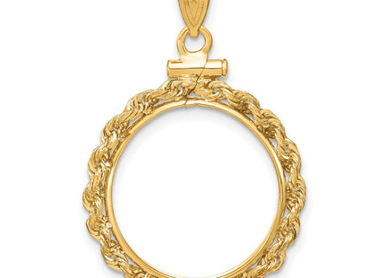 14K gold pendant, another view