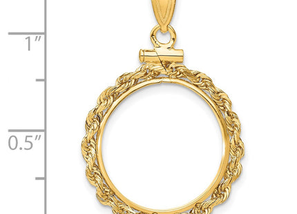 14K gold pendant, further view