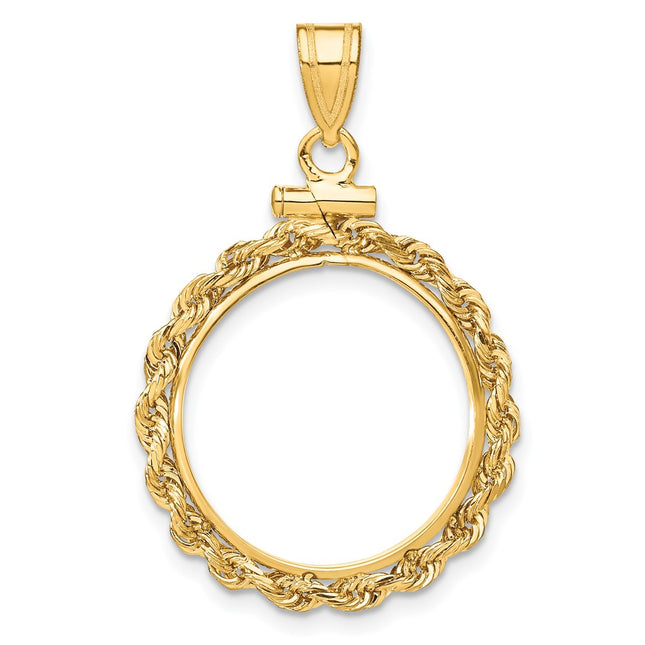 14K gold pendant