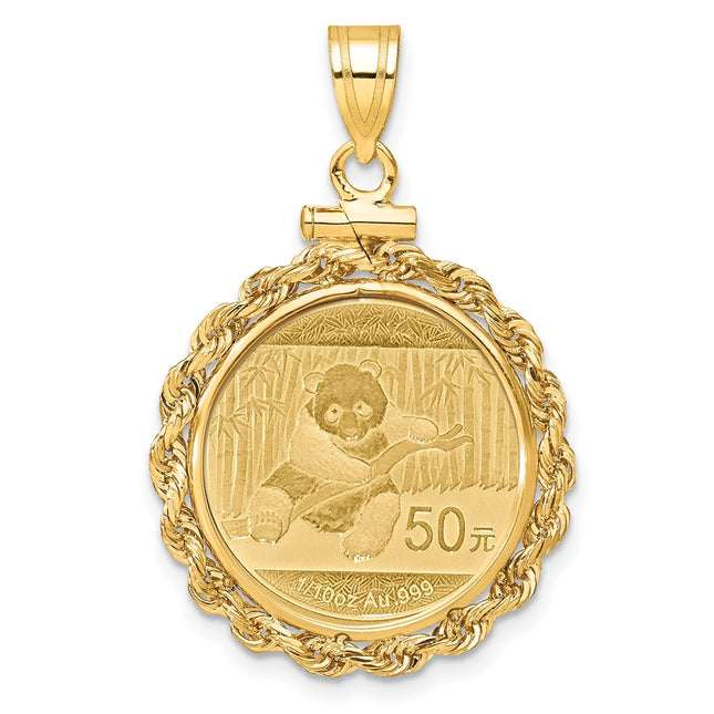 14k Yellow Gold Pendants Style C1215 - Classique Jewelry Inc.