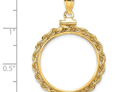 14K gold pendant, further view