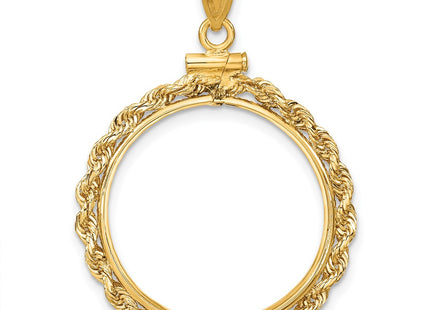 14K gold pendant, another view